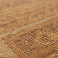 Vintage Malatya Turkish Runner Rug 2x9 ft — Orange & Beige Geometric