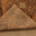 Vintage Malatya Turkish Runner Rug 2x11 ft — Orange & Brown Geometric (No. 24161)