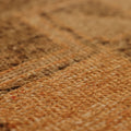 Vintage Malatya Turkish Runner Rug 2x12 ft — Orange & Brown Geometric