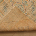 Vintage Manisa Turkish Runner Rug 2x11 ft — Orange & Beige Distressed