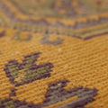 Vintage Konya Turkish Runner Rug 2x10 ft — Orange & Brown Geometric