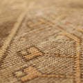 Vintage Malatya Turkish Runner Rug 2x10 ft — Orange & Brown Geometric (No. 24177)