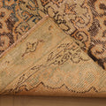 Vintage Konya Turkish Runner Rug 3x13 ft — Orange & Brown Floral