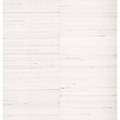 Handwoven white flatweave wool and cotton rug with a minimalist textured striped pattern for modern home decor.