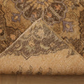 Vintage Konya Turkish Runner Rug 3x11 ft — Beige & Brown Floral