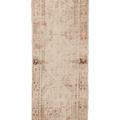 Vintage Nevşehir Turkish Runner Rug 3x8 ft — Beige & Brown Floral