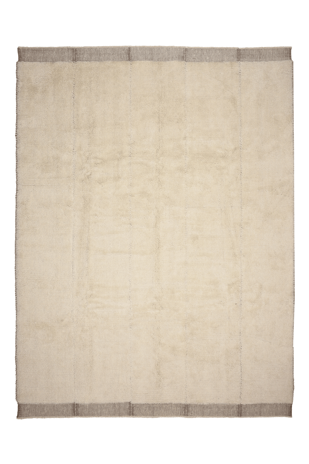 Brown High Pile Rug