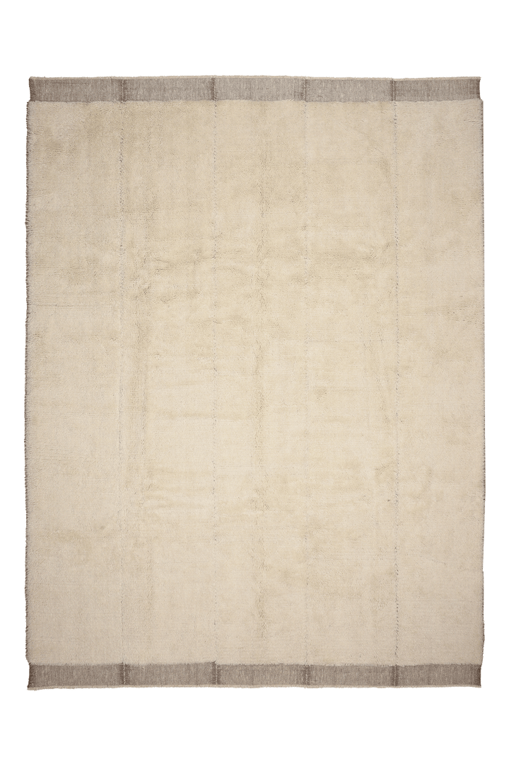 Brown High Pile Rug