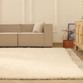 Brown High Pile Rug