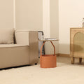 Brown High Pile Rug