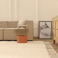 Brown High Pile Rug