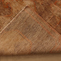 Vintage Malatya Turkish Runner Rug 3x10 ft — Orange & Brown Geometric