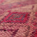 Vintage Southeastern Persian Style Runner Rug 3x11 ft — Red & Brown Geometric
