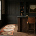 Turkish Runner Rug in a styled room