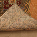Vintage Konya Turkish Runner Rug 3x12 ft — Orange & Brown Geometric (No. 25086)