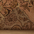 Vintage Manisa Turkish Runner Rug 2x8 ft — Beige & Brown Floral