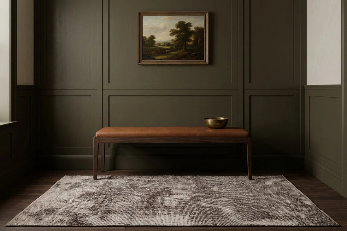 Turkish Doormat Rug in a styled room