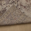 Vintage Isparta Turkish Runner Rug 2x7 ft — Beige & Brown Distressed