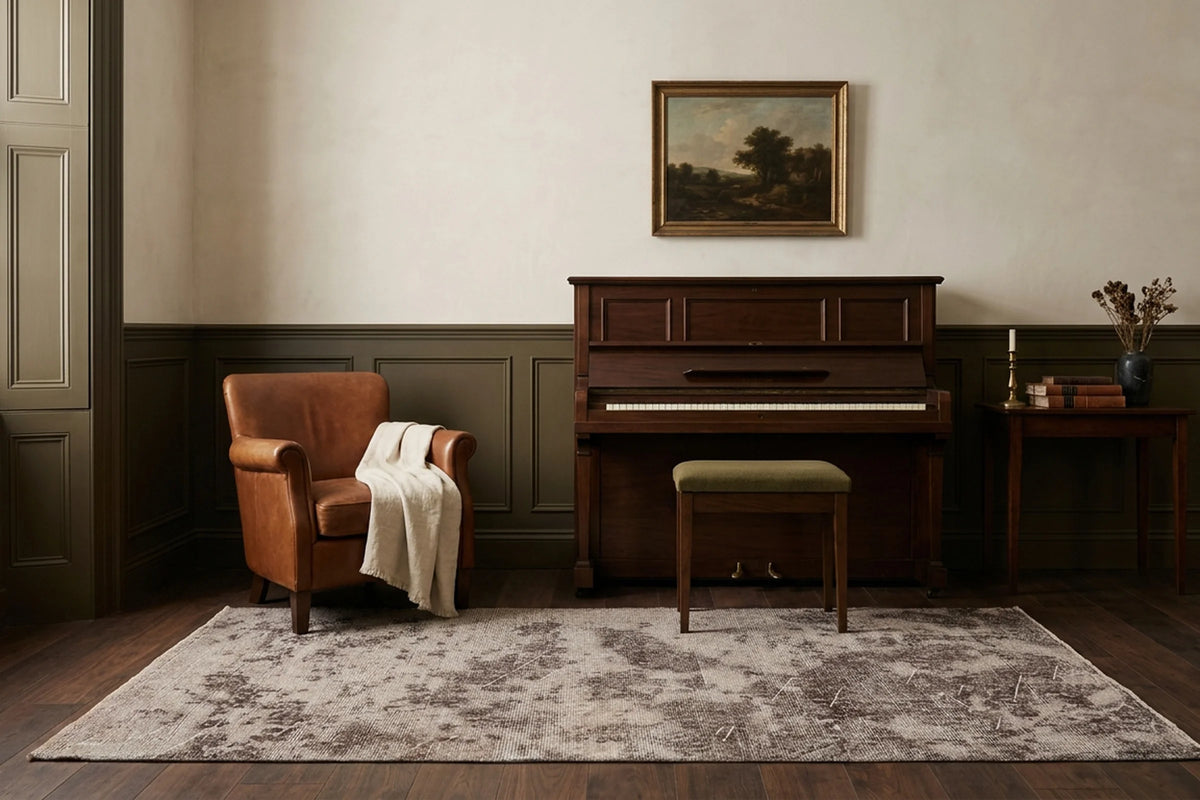 Turkish Runner Rug in a styled room