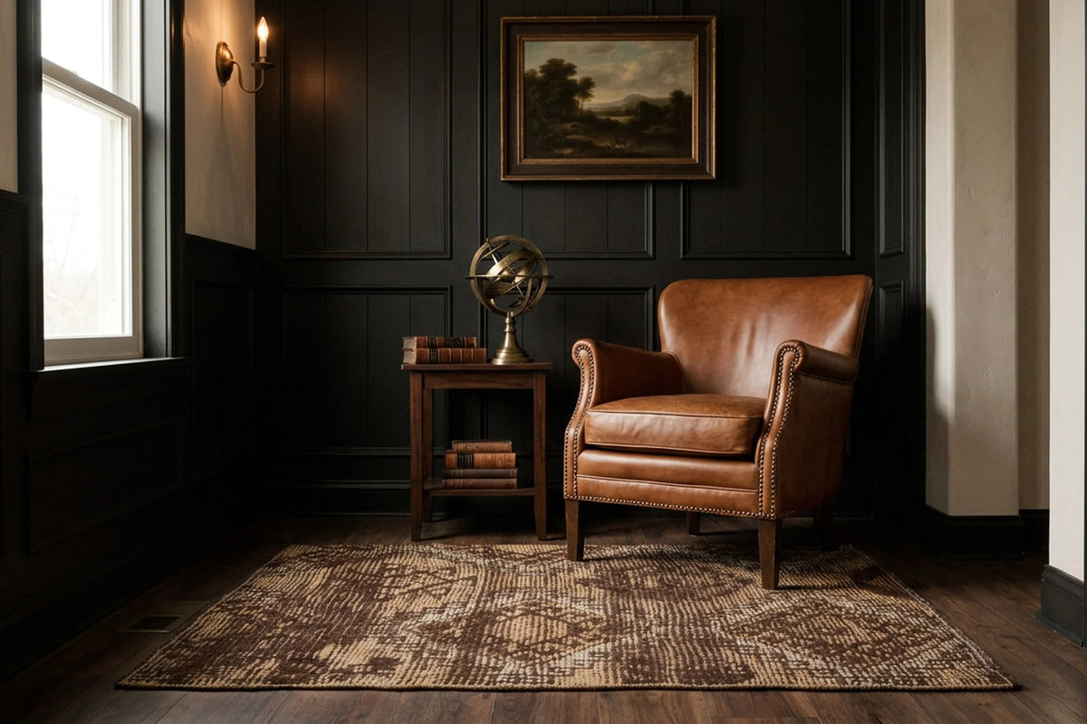Turkish Doormat Rug in a styled room