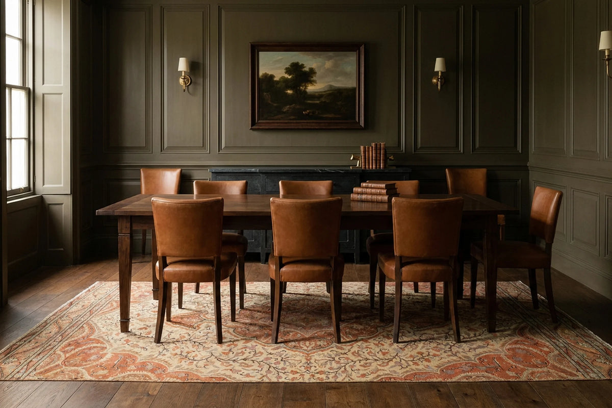 Turkish Runner Rug in a styled room