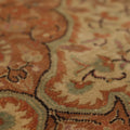 Vintage Kayseri Turkish Runner Rug 2x6 ft — Beige & Red Floral
