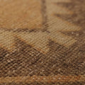 Vintage Malatya Turkish Doormat 2x4 ft — Beige & Brown Geometric