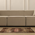 Vintage Malatya Turkish Doormat 2x3 ft — Brown & Beige Floral