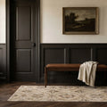 Turkish Doormat Rug in a styled room