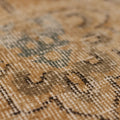 Vintage Isparta Turkish Doormat 2x3 ft — Beige & Blue Distressed