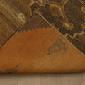 Vintage Malatya Turkish Runner Rug 2x6 ft — Beige & Brown Geometric (No. 25240)