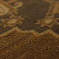 Vintage Malatya Turkish Runner Rug 2x6 ft — Beige & Brown Geometric (No. 25240)