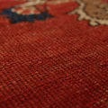 Vintage Kars Turkish Doormat 2x3 ft — Red & Brown Distressed