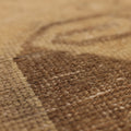 Vintage Malatya Turkish Runner Rug 2x6 ft — Beige & Brown Geometric