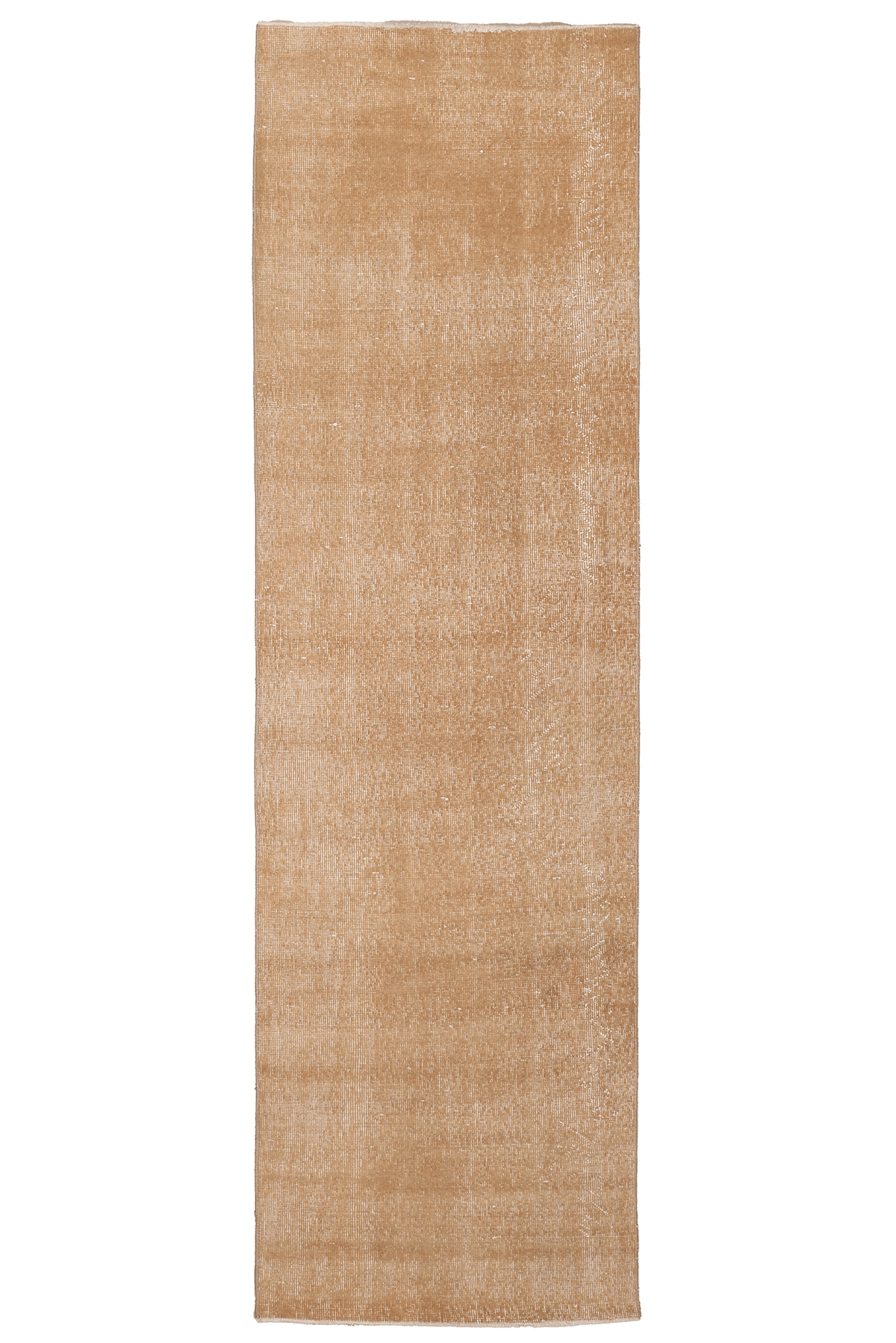 Vintage Isparta Turkish Runner Rug 2x9 ft — Beige Minimalist