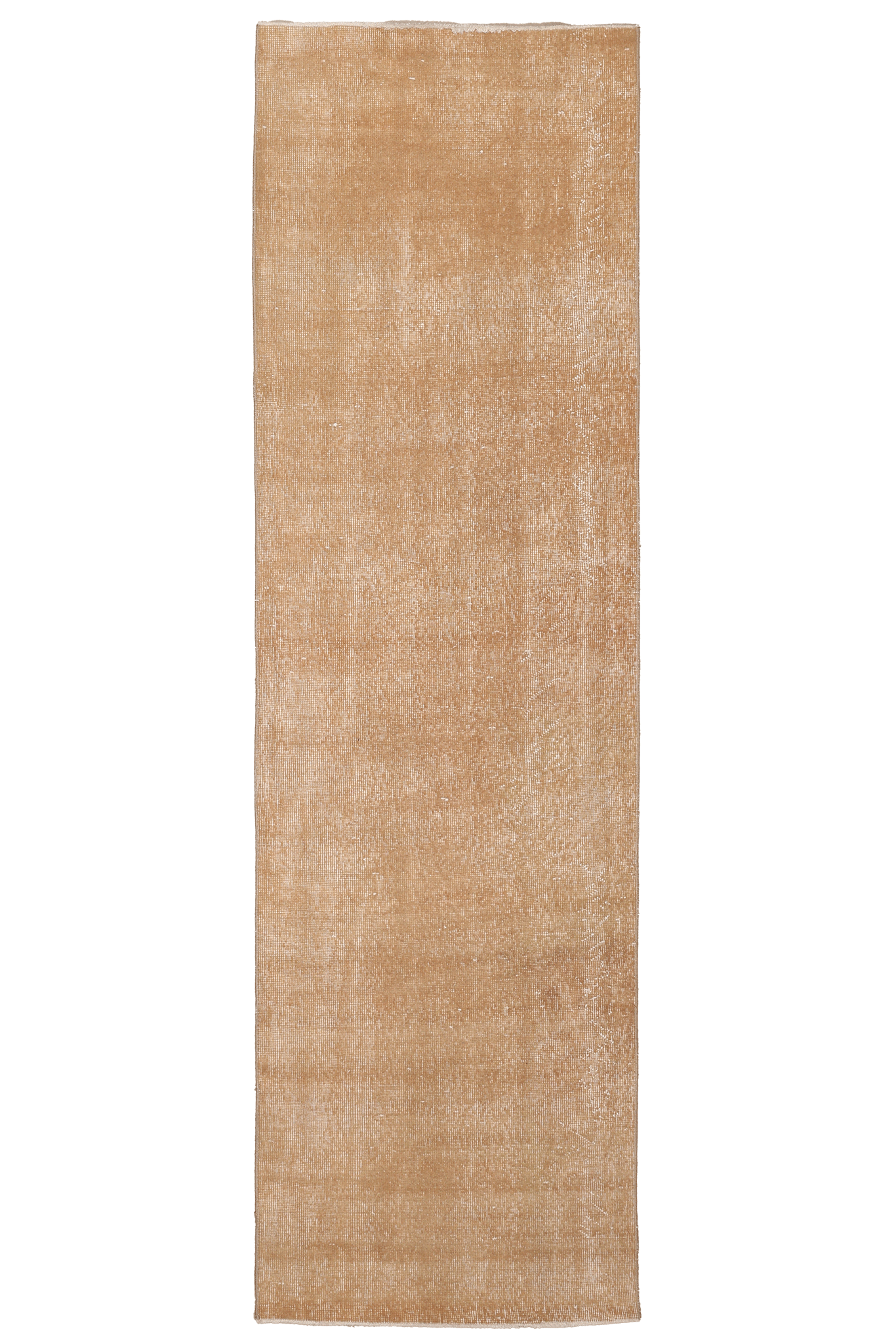 Vintage Isparta Turkish Runner Rug 2x9 ft — Beige Minimalist