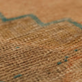 Vintage Malatya Turkish Runner Rug 2x11 ft — Orange & Brown Geometric (No. 25328)