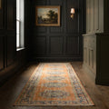 Turkish Runner Rug in a styled room