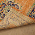 Vintage Manisa Turkish Runner Rug 2x9 ft — Orange Floral