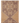 Vintage Malatya Turkish Doormat 3x3 ft — Beige & Brown Geometric