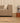 Vintage Malatya Turkish Doormat 3x3 ft — Beige & Brown Geometric