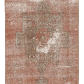Vintage Malatya Turkish Runner Rug 2x3 ft — Brown & Beige Distressed