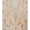 Vintage Manisa Turkish Area Rug 3x4 ft — Beige Distressed