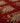 Vintage Konya Turkish Runner Rug 3x5 ft — Red & Orange Floral