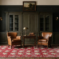 Turkish Runner Rug in a styled room