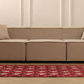 Vintage Isparta Turkish Runner Rug 2x5 ft — Red & Beige Distressed