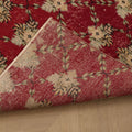Vintage Isparta Turkish Runner Rug 2x5 ft — Red & Beige Distressed