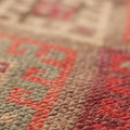 Vintage Southeastern Patchwork Runner Rug 3x11 ft — Red & Brown Geometric
