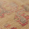 Vintage Nevşehir Turkish Runner Rug 3x6 ft — Orange & Beige Distressed