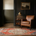 Turkish Runner Rug in a styled room